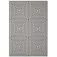 thumbnail image 2 of Safavieh Linden Amelia Geometric Indoor/Outdoor Area Rug, Light Gray/Charcoal, 5'3" x 7'6", 2 of 8