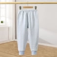 thumbnail image 2 of Maean Toddler Thermal Pant Elastic Waist Cotton Loungewear Pant Stretch Soft Comfortable Pants, 2 of 6