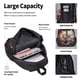 thumbnail image 4 of Easygdp Flower Cat Couple Mochila para Niños y Niñas con Set de Caja de Almuerzo y Estuche para Lápices 3 en 1, Mochila Escolar Estampada para Adolescentes, 4 of 7
