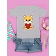thumbnail image 3 of Cute Shina Inu W Heart T-Shirt Juniors -Image by Shutterstock,  Small, 3 of 4