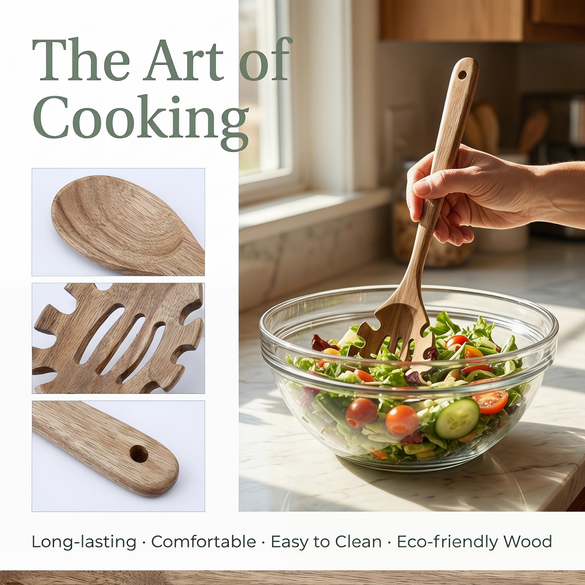 Unique Bargains Non Stick Heat Resistant Kitchen Utensil Cooking Spoon Pasta spoon