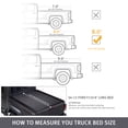 thumbnail image 2 of XTWEEX Soft Roll Up Truck Bed Tonneau Cover Fits 2004-2014 Ford F-150 Fleetside/Styleside 8 ft Bed Black, 2 of 8