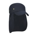 thumbnail image 5 of MESSUEN Hat with Neck Cover Baseball Cap Sun Hat Sun Hat Men Sun Hats for Men Fishing Hat Mens Sun Hat Dark Blue One Size, 5 of 7