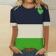 thumbnail image 2 of Camisetas Casuales de Manga Corta con Cuello de Tripulación Impresa de San Valentín Tee Gráfica Ligera Top 95% Poliéster 5% Elastano para el Uso Diario, Camiseta de Moda Cómoda, 2 of 8