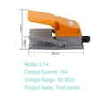 thumbnail image 4 of LT-3 LT-4 LT5 Foot Switch Momentary LTH-1/6 Latching TFS-302 TFS-402 Power Foot Pedal Switch, 4 of 5