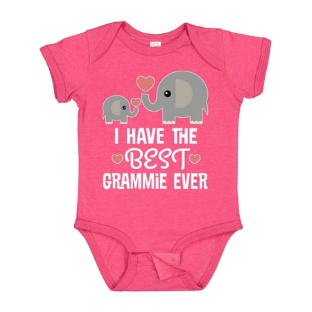 

Inktastic Grandkids Best Grammie Ever Gift Baby Boy or Baby Girl Bodysuit