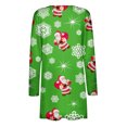 thumbnail image 7 of Women's Christmas Cardigans Open Front,Christmas Cardigan for Women 2023 Comfy Casual Lightweight Open Front Cardigan Long Sleeve Graphic Tops Shirts with Pockets, 7 of 7