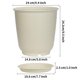 thumbnail image 4 of Tabletop Flower Pot Dormitorio Balcón Agujero de drenaje Flowerpot Planter Contenedor suculento con platillo accesorio de jardinería Elenxs HA011376-02, 4 of 7