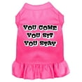 thumbnail image 5 of Pet Dog  Cat Dress Screen Printed, "You Come, You Sit, You Stay", 5 of 10