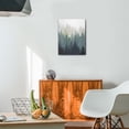 thumbnail image 4 of Abstract Mountain & Forest Landscape - 12x16 inch Modern Wall Art Ready to Hang in Living Room, Bedroom, or Office, 4 of 7