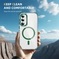 thumbnail image 3 of Allytechgroup Clear Mangetic Case Cover for Samsung Galaxy A15 5G, Compatible with Magsafe Wireless Charging Not-Yellowing Anti-Scratch Case Cover for Galaxy A15 5G, Green, 3 of 8
