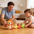 thumbnail image 2 of Wind Up Prone Position Chicken Educational Toy for Baby Crawling and Movement Development, 2 of 5