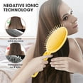 thumbnail image 4 of Gnmfd Cushion Hair Brush Scalp Massage Comb, Anti Static Detangling Hairbrush for Women Men Wet Dry Hair Salon Styling Daily Care Use, 4 of 6