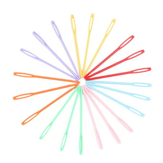 Knitting Sewing Needles, Yarn Lacing Sewing Needle Safety Large Eye Blunt  Tapestry Needles for Crochet Darning Weaving Kids DIY Craft, 30 PCS Plastic  and 18PCS Stainless Steel : : Home