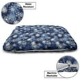 thumbnail image 3 of Winter Pet Bed, Various Different Ornate Snowflakes Blizzard Cold Season Xmas Themed, Chew Resistant Pad for Dogs and Cats Cushion with Removable Cover, 24" x 39", Pale Blue Dark Blue, by Ambesonne, 3 of 4