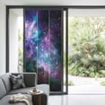 thumbnail image 4 of Purple Ombre Starry Night Window Privacy Film, Modern Abstract Art Static Cling UV Sun Blocking Tint Film Heat Control Windows Films for Bedroom Bathroom, Window Stickers 35.4"x78.7", 4 of 8