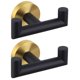 thumbnail image 1 of Juego de 2 ganchos de pared de acero inoxidable para baño y cocina, Bla, 1 of 3