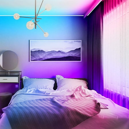 wallpapers Bedrooms With Led Lights For Boys led lights strip for bedroom ultra long music led strip lights 65 6ft for room decor bedroom decor children s room