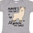 thumbnail image 4 of Inktastic Auntie's You Say Alpaca My Bags Boys or Girls Baby Bodysuit, 4 of 5