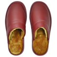 thumbnail image 2 of Zapatillas de casa de cuero de vaca para hombre, zapatos planos hechos a mano, cómodos y suaves, color negro y marrón, para interiores, para primavera, 2 of 5