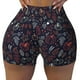 thumbnail image 2 of Fotbe Thanksgiving Seamless Pattern Shorts Sin Costuras – Shorts Deportivos de Cintura Alta para Mujer, Elásticos para Gimnasio, Yoga, Running o Ciclismo-Medium, 2 of 8