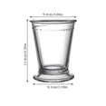 thumbnail image 3 of 6pcs Mint Textured Liqueur Glass Beer Mug Household Juices Drink Mug, 3 of 6