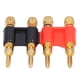 thumbnail image 5 of Conectores Chapados En Oro, Conectores Banana Duales De Buena Conductividad Para Cable De Altavoz De 12-18 AWG, 5 of 7