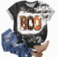 thumbnail image 2 of TOWED22 Halloween Tie Dye Boo Shirts for Women Funny Halloween Ghost Tshirts Fall Spooky Pumpkin Gift Top(Black,5XL), 2 of 5