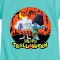 thumbnail image 3 of Trolls - Happy Trolloween Branch and Cloud Guy  - Toddler & Youth Girls Short Sleeve Graphic T-Shirt, 3 of 5