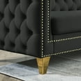 thumbnail image 5 of 82.2-inch Velvet 5 Corner , L-shaped Sectional For Office. Construction With Solid Wood, Foam Cushions. Elegant & Professional Design Living Room, Bedroom, Apartment, Office, Comfortable Filling, 5 of 5