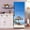 BX_2970, variant on Summer Sea View Scenery Fridge Door Wrap Mural Cover Beach Chair Wall Art Kitchen Wallpaper for Refrigerator Cabinet Door Decals