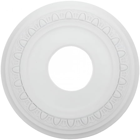 HIBIBUD Ceiling Medallion 12 Inch Embossed Chandelier Canopy Chandelier Mounting Plate Light Fixture Part Accessory