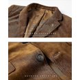 thumbnail image 2 of Chaqueta deportiva de pana para hombre, estilo vintage, informal, para trabajo, 2 of 4