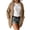 Khaki, variant on Women's Hooded Cable Knit Cardigan Sweater with Pockets 2026 Fall Trendy Coat Jacket