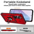 thumbnail image 4 of For Xiaomi Redmi Note 14 4G (163.25x76.55x8.16mm) Case PC TPU Phone Cover with Lens Protection Kicks, 4 of 5