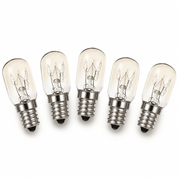 MONTERA 5 PCS Replacement Refrigerator Light Bulb 10W E12S Industrial Light Bulb