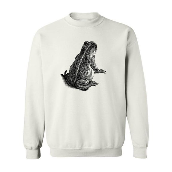 Natterjack Toad Sketch Sweatshirt Men -Image by Shutterstock, Male Medium