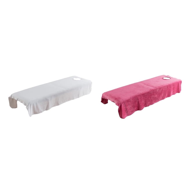 2 Pedazos Sábana de de Masaje, Ampliamente Utilizado en Salón Cosmético, Hotel de Masaje Spa, Hоspital, etc. Macarena Cubierta de sábana de masaje Spa