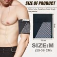 thumbnail image 2 of Bolsa de ejercicio para el brazo, banda elástica para el brazo, artículos pequeños para hacer ejercicio en carrera, color negro, 2 of 5