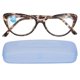 thumbnail image 2 of Progressive Multifocal Glasses Anti Blue Ray Progressive Multifocal Glasses for Reading Gaming TV Phones +100 Black Brown Frame, 2 of 5