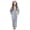 Grey, variant on Toddler Girls Fle𝖾ce Zip-Up Hooded Romper - Sherp𝖺-Lined Be𝖺r Ear Winter Jumpsuit with Cozy Warm Fuzzy Footed Sleepwear