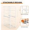 thumbnail image 4 of Hopper Stackable Can Organizer for Pantry  Can Organizer Storage Rack  4 Pack Can Food Organizer  Beverage Storage Holder for Refrigerator  Cabinet Can Dispenser for Pantry, 4 of 9