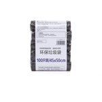 Garbage Bag Trash Bag Kitchen Trash Bag 100Pcs Thicken Disposable Garbage Trash Bag Home Office Waste Storage Bags 45x50cmBlack