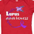 thumbnail image 4 of Inktastic Lupus Awareness butterfly ribbon Boys or Girls Baby Bodysuit, 4 of 5