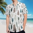 thumbnail image 5 of High Quality Hawaiian Shirts for Men Short Sleeve Aloha Beach Shirt Floral Summer Casual Button Down Shirts Blouses P8CD45, 5 of 7