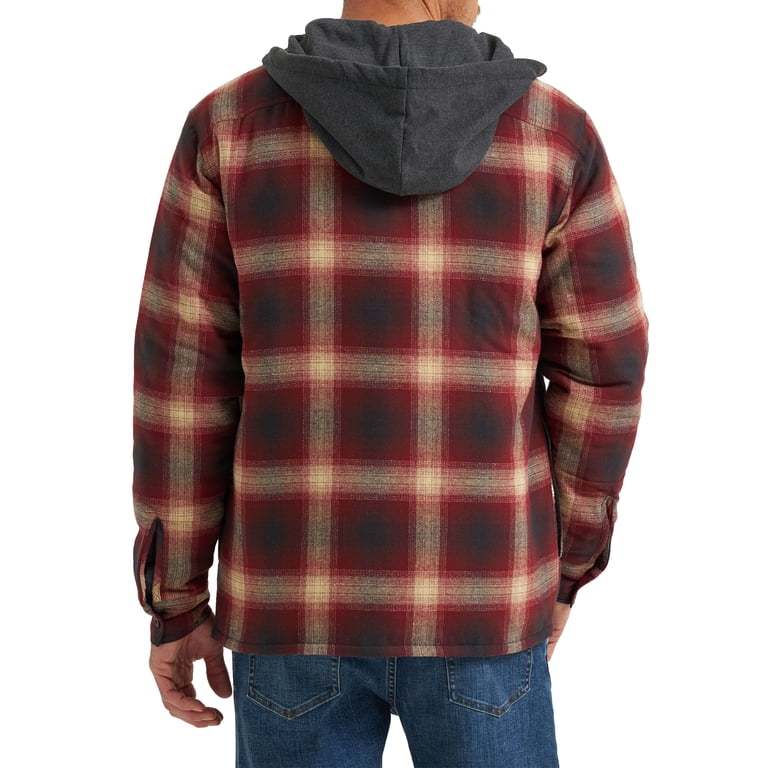 Wrangler Men's Heavyweight Hooded Shirt Jacket photo 3