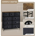 thumbnail image 5 of Sorbus Dressers for Bedroom with 9 Drawers, Chest of Drawers for Bedroom, 5 of 8