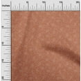 thumbnail image 2 of oneOone Cotton Poplin Orange Fabric Abstract Floral Quilting Supplies Print Sewing Fabric By The Yard 42 Inch Wide, 2 of 5