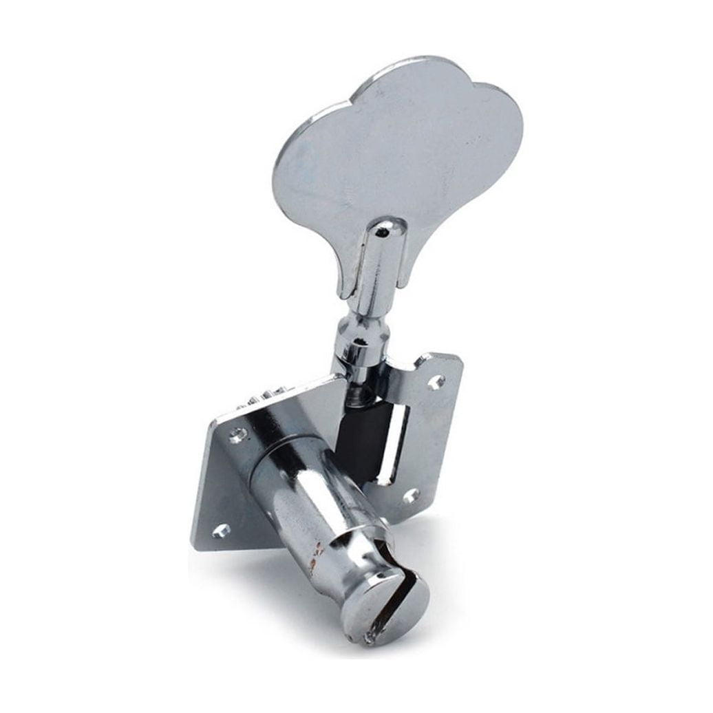 FENGGUIQU Bass Guitar Tuner Pegs Silver Replacement for Musicians 1 Set