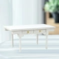 thumbnail image 4 of hengtong Desk with Opening Drawer for 1/12 Dolls House Scene Decors White, 4 of 6